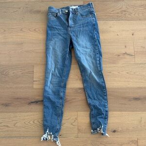 Topshop Jamie High waisted Blue Women's Jeans